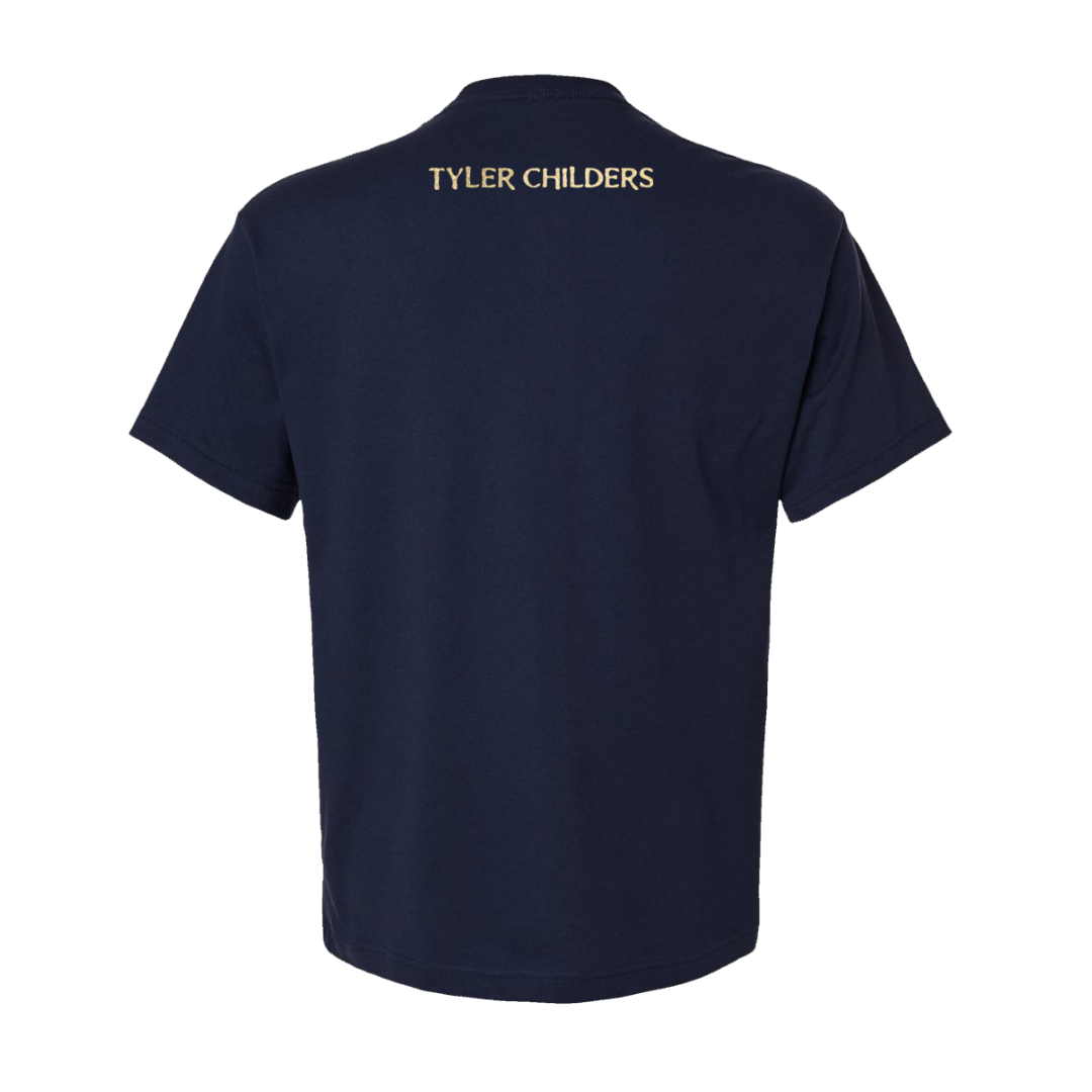 Hickman Holler Hunting Club Crest Navy T-Shirt