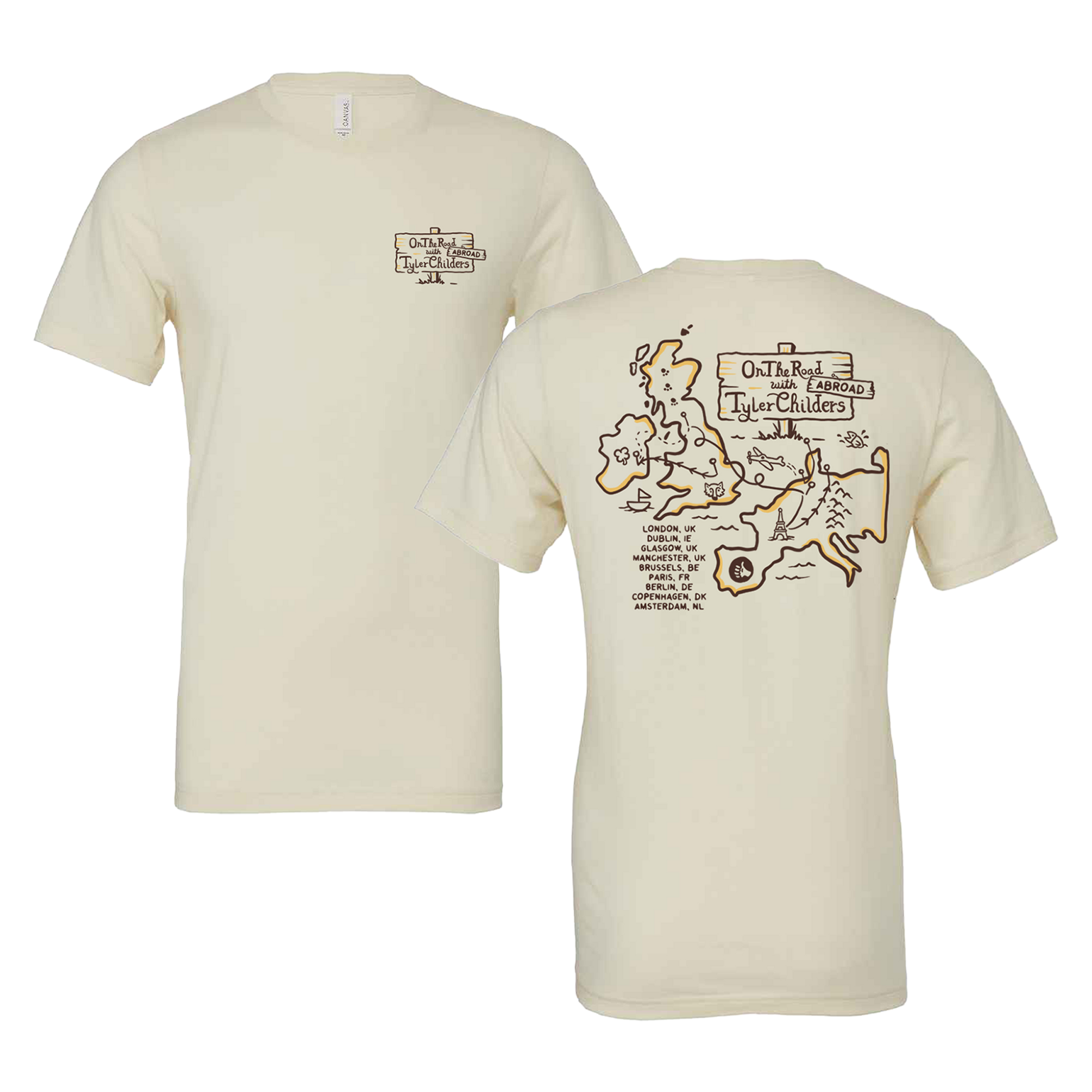Natural Road Map T-Shirt