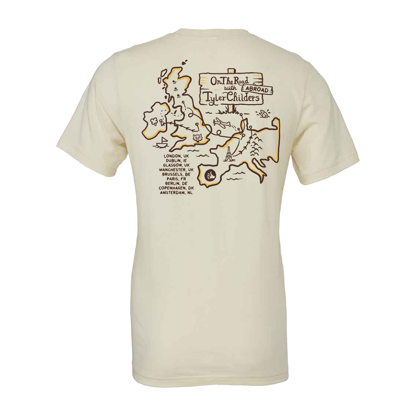 Natural Road Map T-Shirt