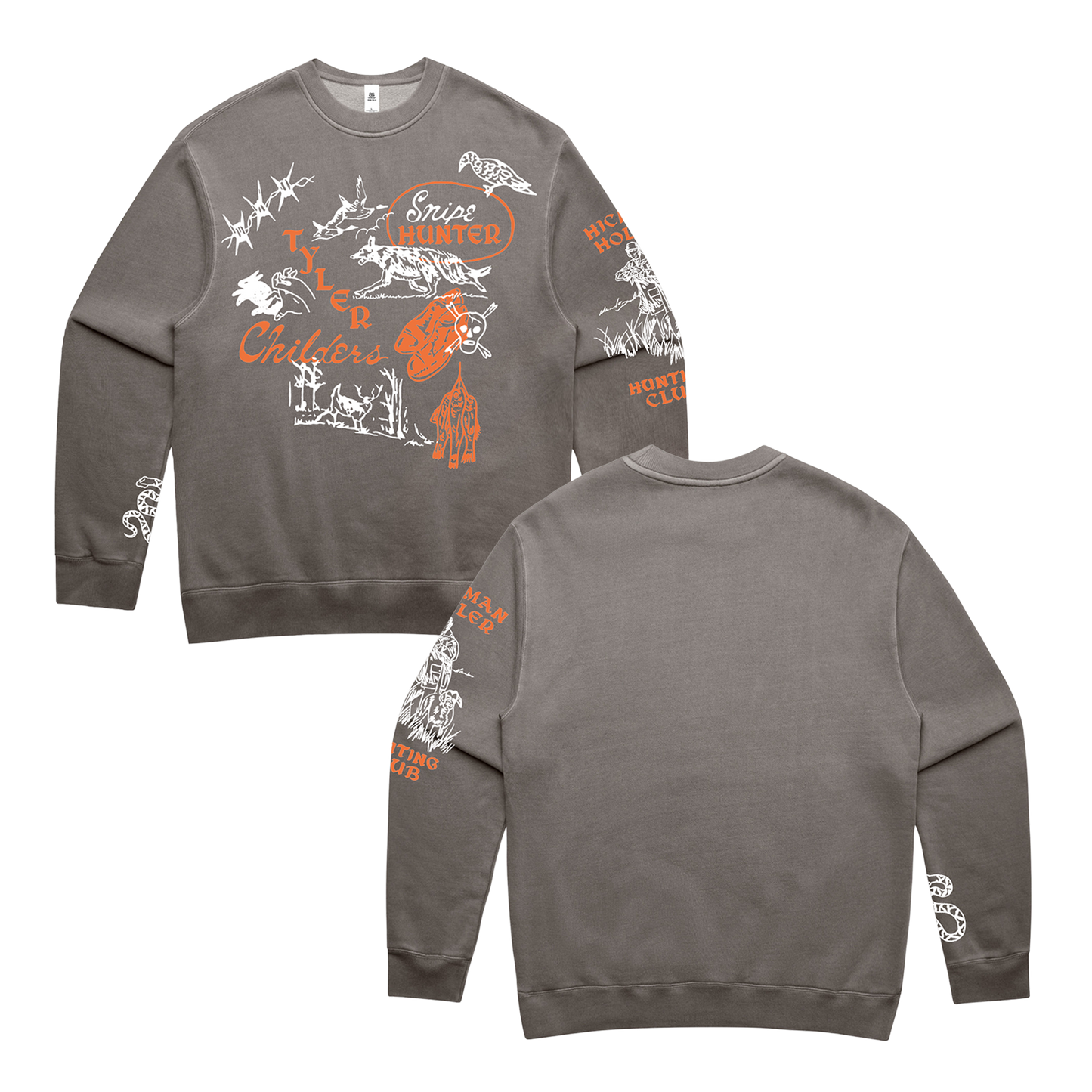 Sniper Hunter Collage Crewneck