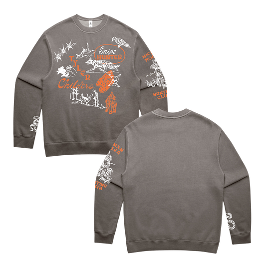 Sniper Hunter Collage Crewneck