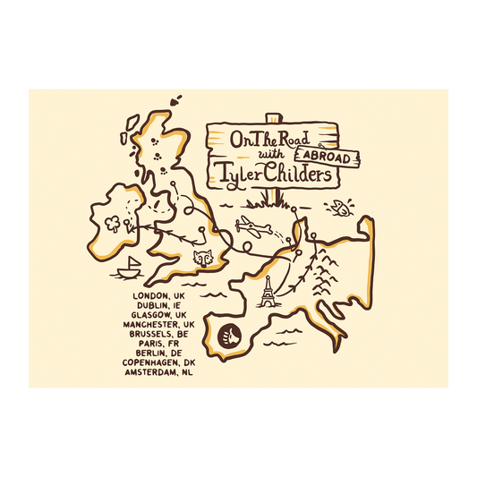 Road Map Poster