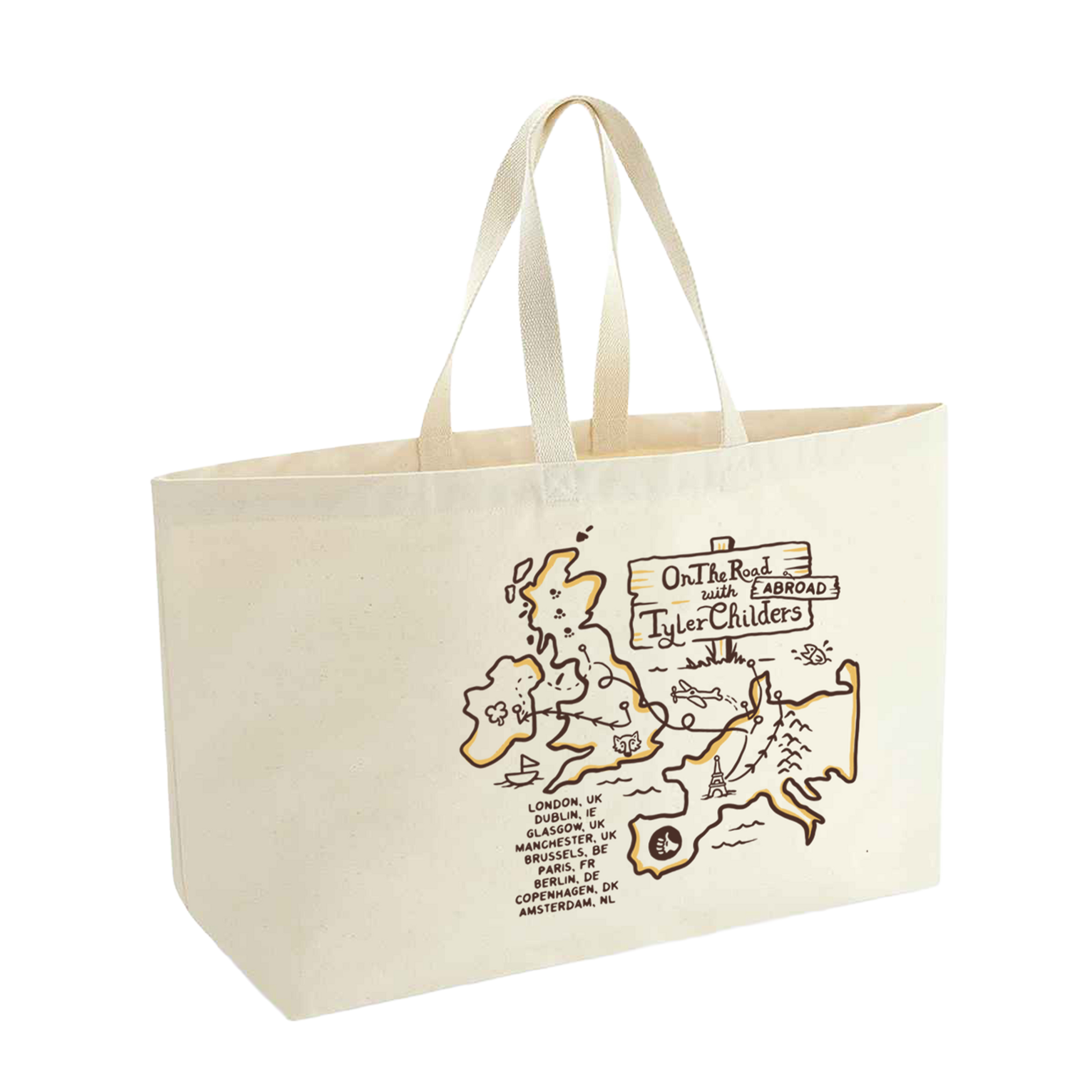 Road Map Oversized Tote