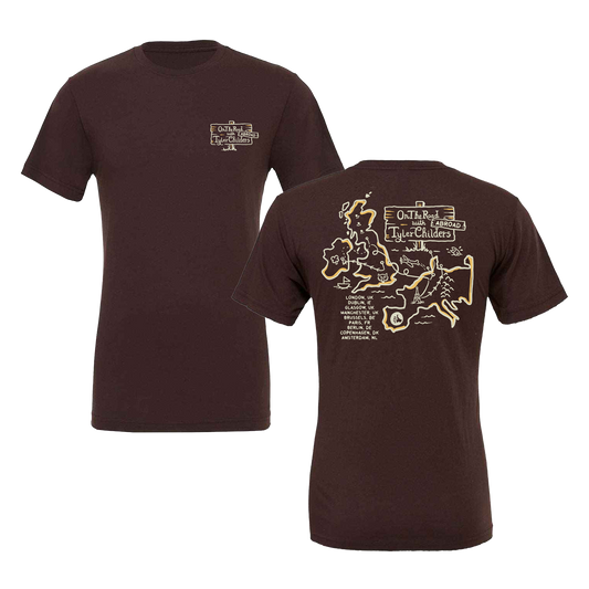 Road Map Brown Tee